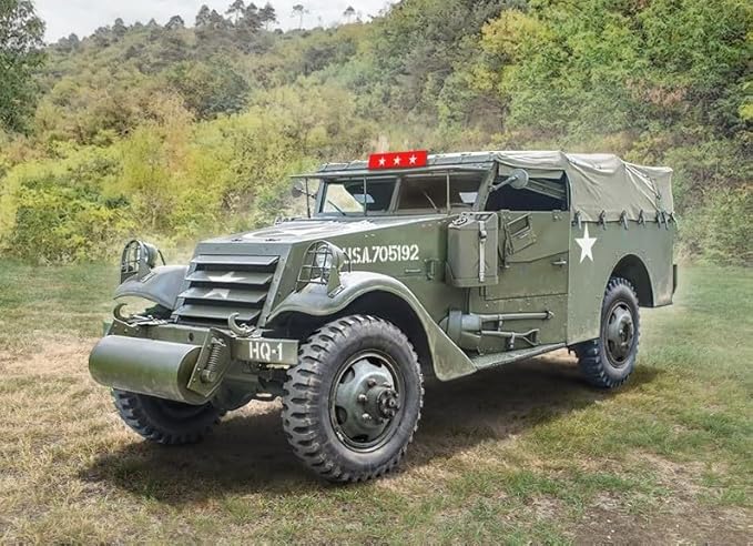 ITA7063 1 by 72 Scale M3A1 Scout Model Car