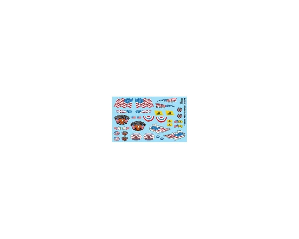 GOF11068 1 by 24 - 1 by 25 Scale Keep America Great Decal