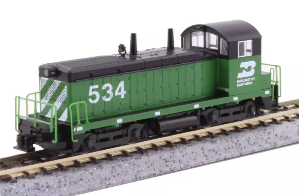KAT1764378 N Scale EMD NW2 Switcher Burlington Northern No. 543 Model Train