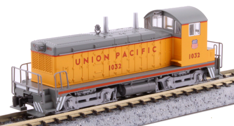 Picture of Kato KAT1764379 N Scale Union Pacific UP 1032 EMD NW2 Locomotive DCC Ready Train