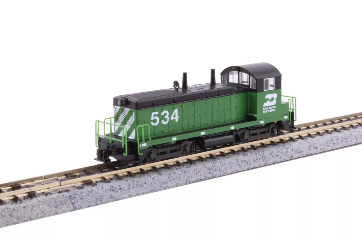 KAT1764377 N Scale EMD NW2 Switcher Burlington Northern No. 534 Model Train