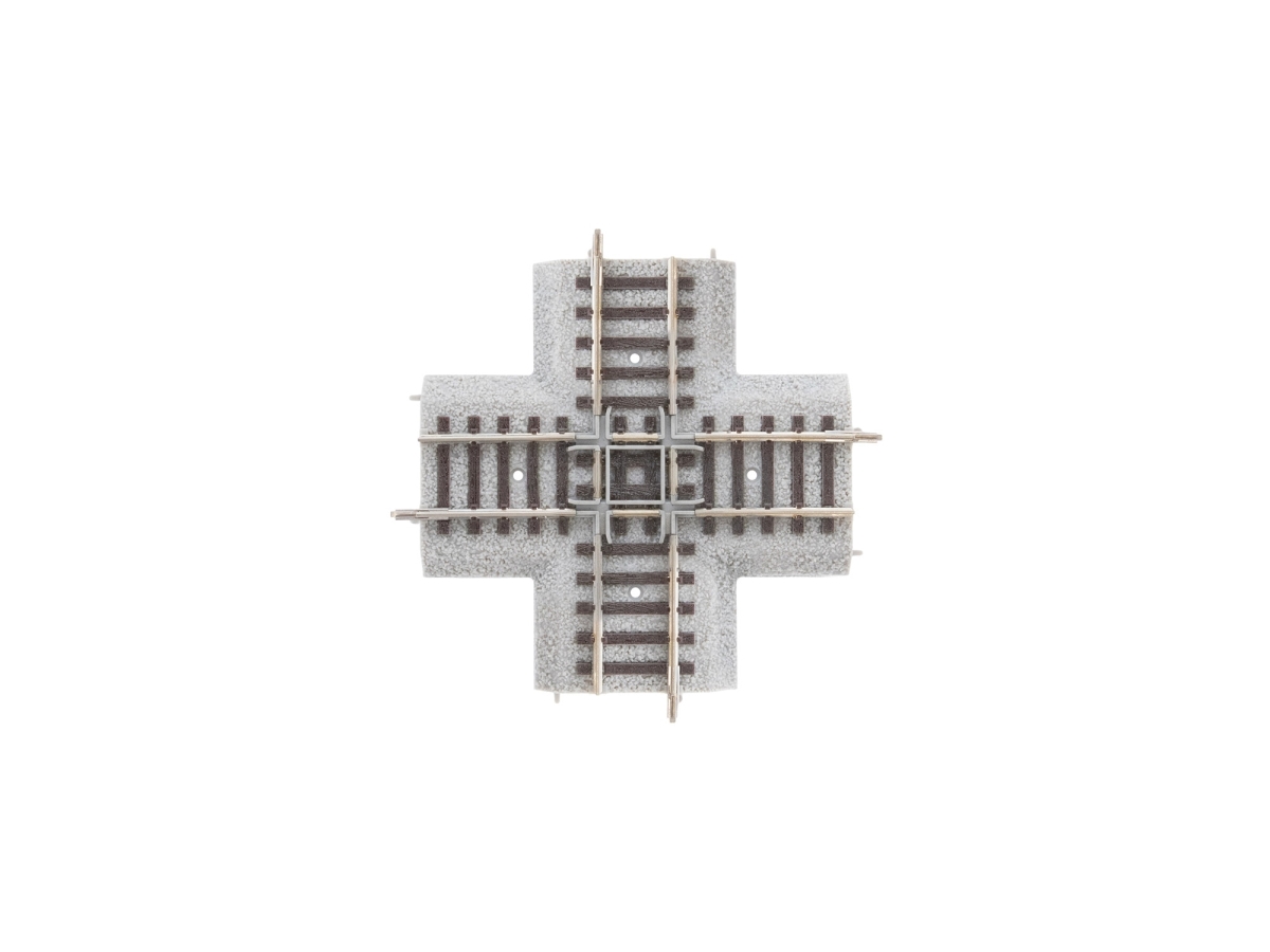 LNL8758090 HO Scale Fastrack 90 Deg Crossover Model Track