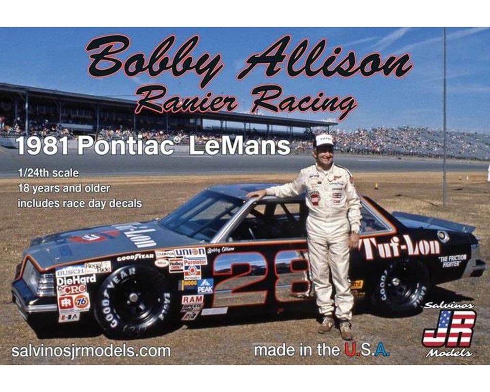 SJMRRLM1981D 1 by 24 Scale Bobby Allison Ranier Racing 1981 Leman Model Car