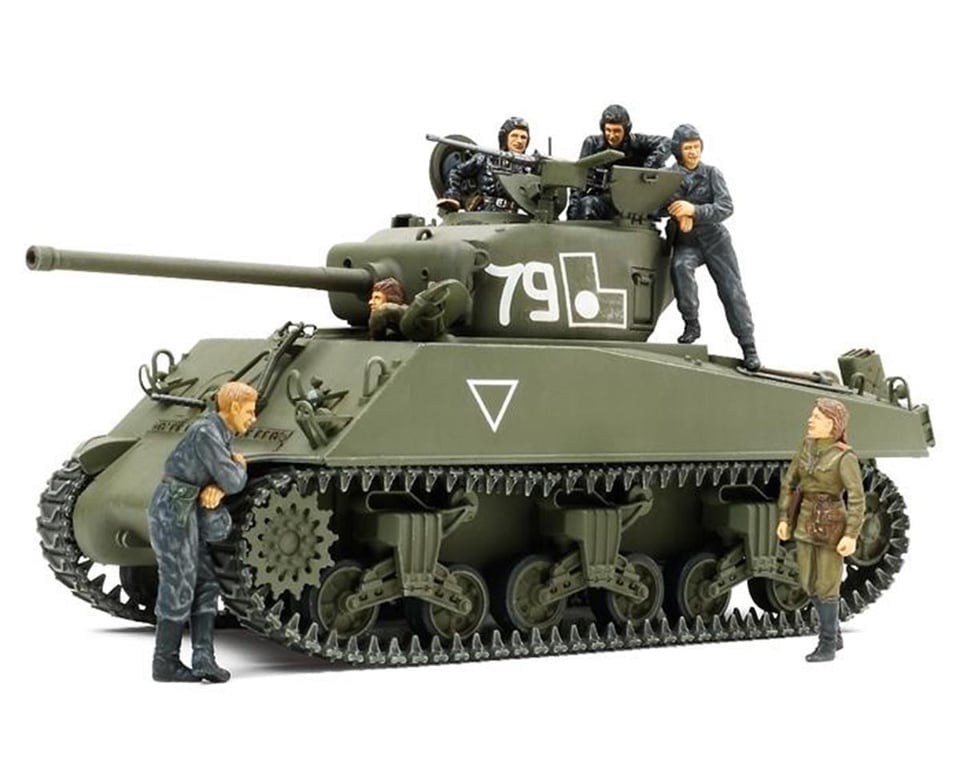 TAM25105 1 by 35 Scale M4A2 76 W Sherman with Figures