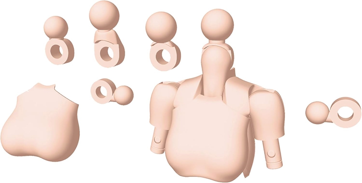 KOTKP566 1 by 1 Scale Skin Color B Version Tops Set for Figure