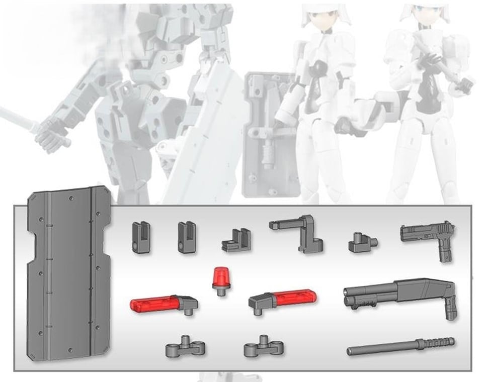 KOTMW41 Ballistic Shield Weapon Unit 41 Figure