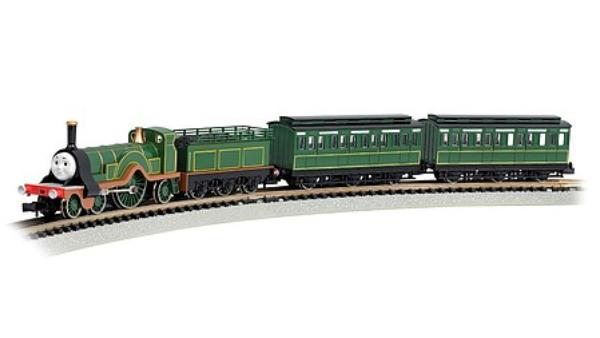 BAC24031 N Scale T & F Emilys Passenger Electric Model Train Set