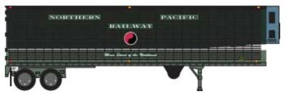Picture of Trainworx TWX4023313 40 ft. N Scale Northern Pacific Trailer Unlettered Model Train