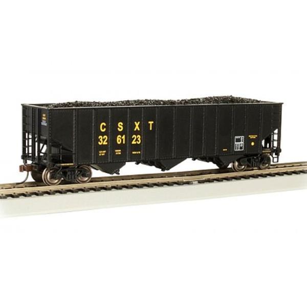 BAC18718 HO Scale No.326123 CSX Bethlehem Steel 3 Bay Hopper Model Train
