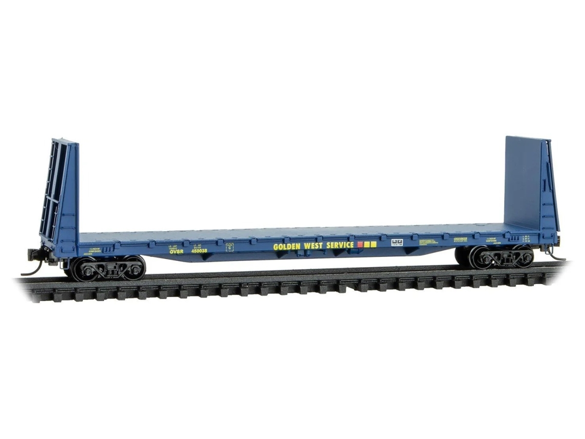 Picture of Micro Trains MTL05400081 Golden West Bulkhead Flat Car