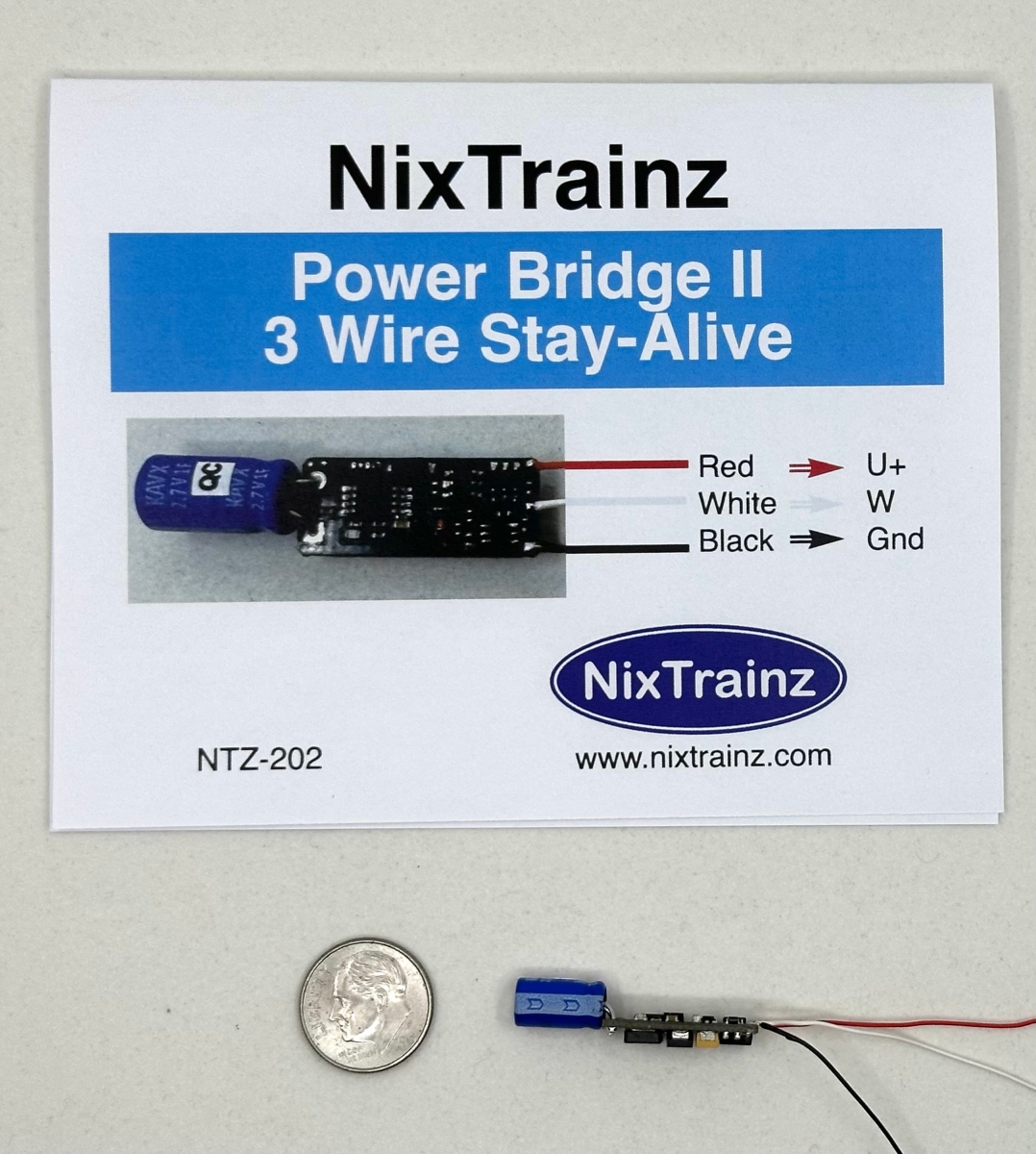 Picture of NixTrains NTZ202 NixTrainz Power Bridge II 3 Wire Stay Alive