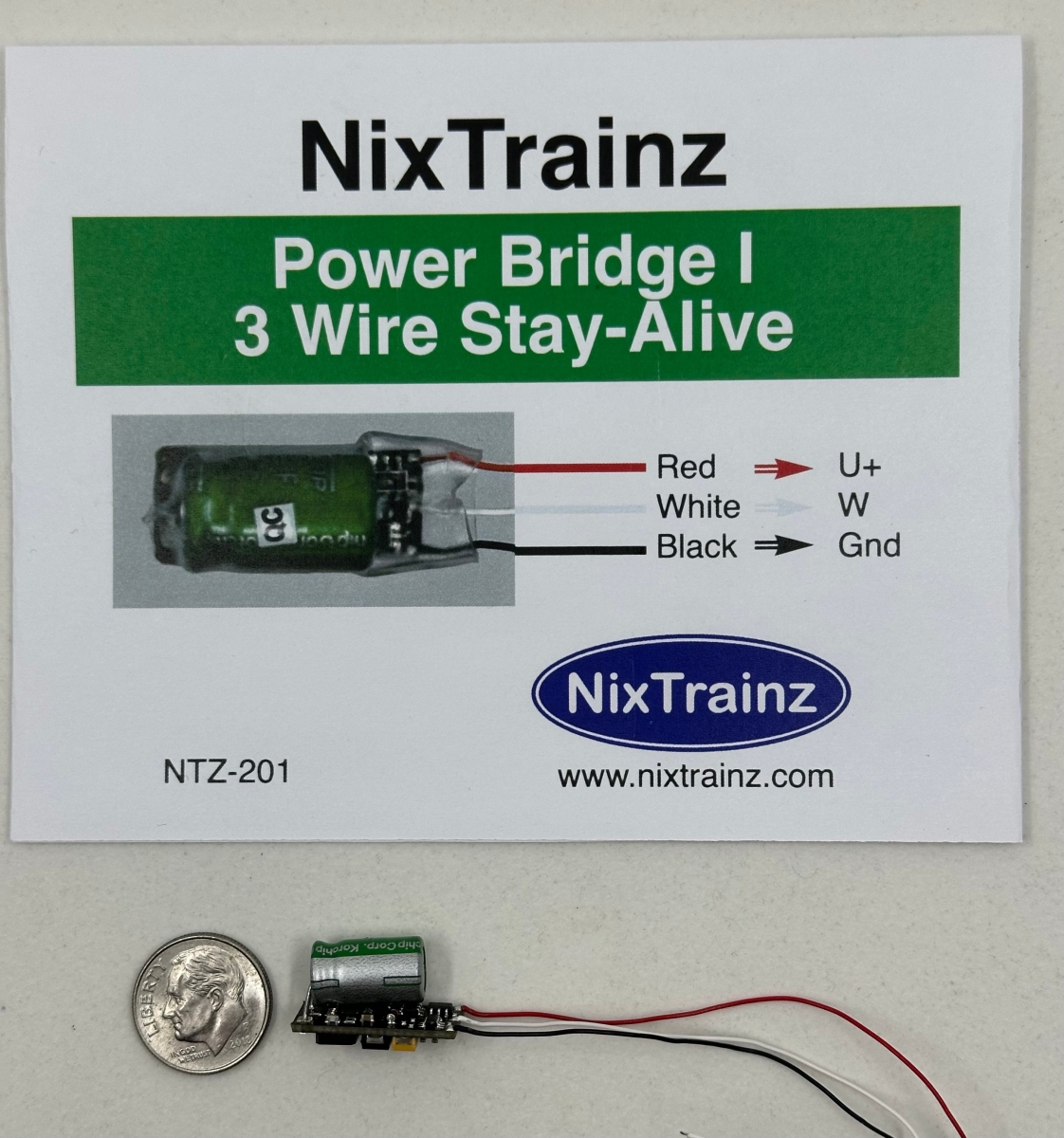 Picture of NixTrains NTZ201 NixTrainz Power Bridge I 3 Wire Stay Alive