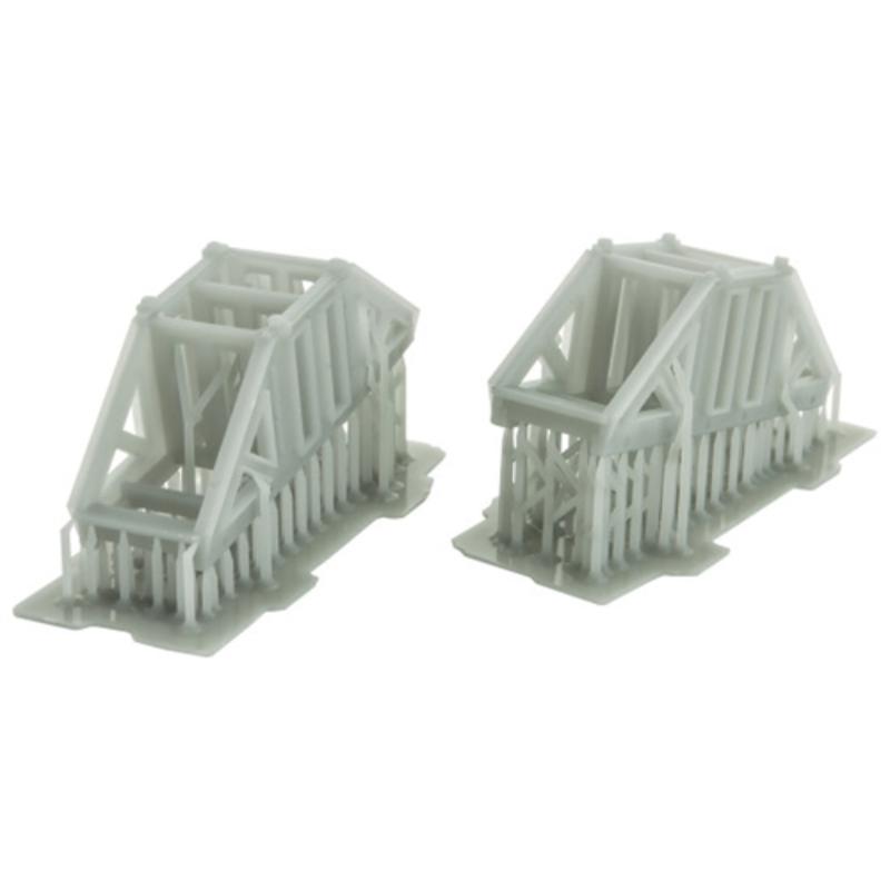 Picture of Micro-Trains Line MTL49945039 N Scale Frame Support Load 3-D Printed Kit for 489-54xxx Series 61 ft. 8 in. Bulkhead & Similar Flatcars - Pack of 2