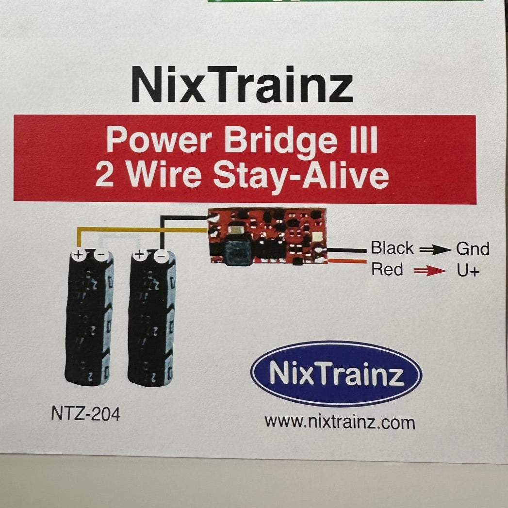 Picture of NixTrains NTZ204 NixTrainz Power Bridge III 2 Wire Stay Alive
