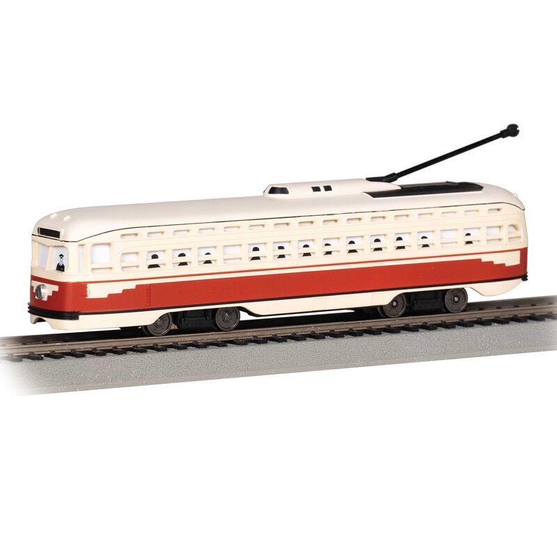 Picture of Bachmann BAC60514 HO Scale PCC Streetcar - Red & Cream