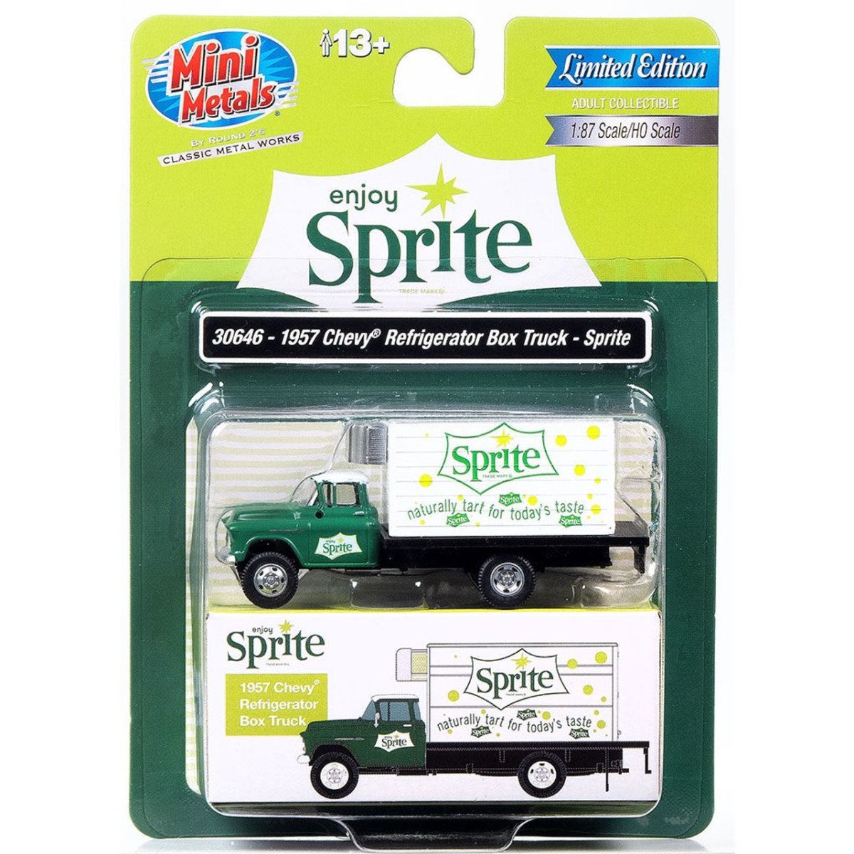 Picture of Classic Metal Works MWI30646 1-87 Scale 1957 Chevy Refrigerated Box Truck Sprite
