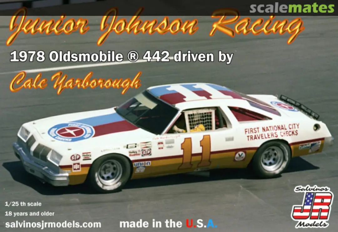 Picture of Salvinos SJMJJO1978B 1-25 Scale Junior Johnson Racing 1978 Oldsmobile 442 Cale Yarborough