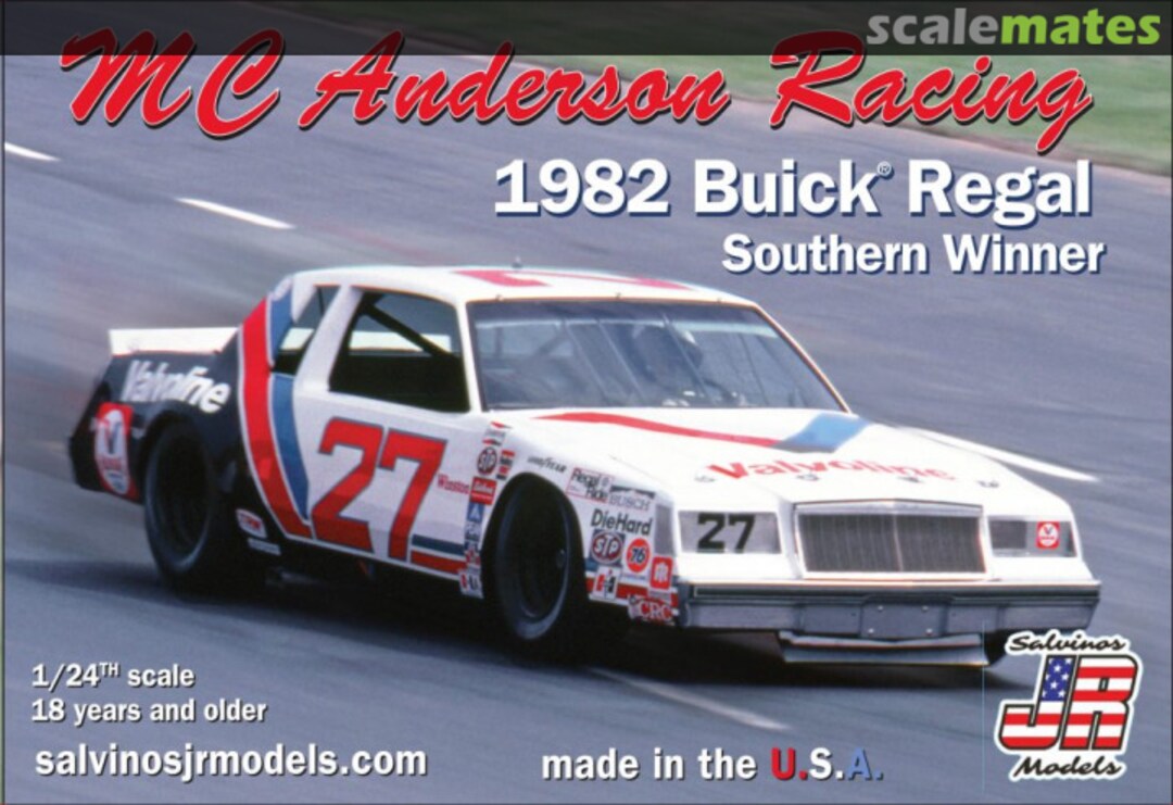 Picture of Salvinos SJMMCAB1982DA 1-24 Scale 1982 Buick Regal MC Anderson Racing