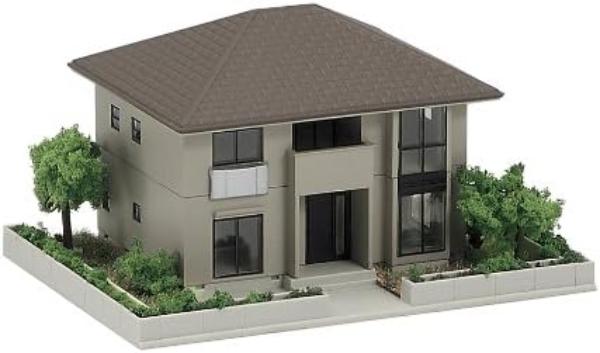 Picture of Kato KAT23-404A N Scale 909 Jefferson Street House with Garden - Brown