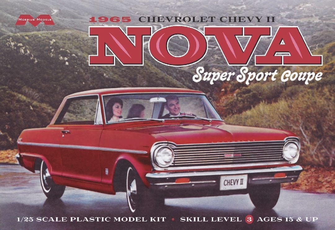Picture of Moebius MOE2322 1-25 Scale 1965 Chevy Nova Super Sport Car