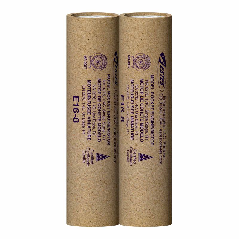 EST10043 29 mm E16-8 Rocket Engine Bag Hazmat