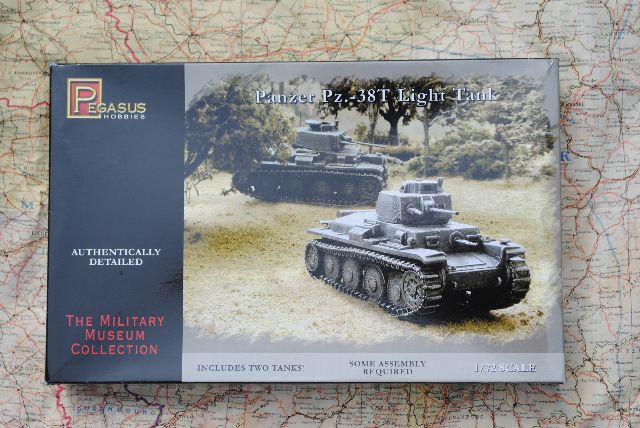 Pegasus PEG7620 1-72 Scale German Panzer 38T Light Tank