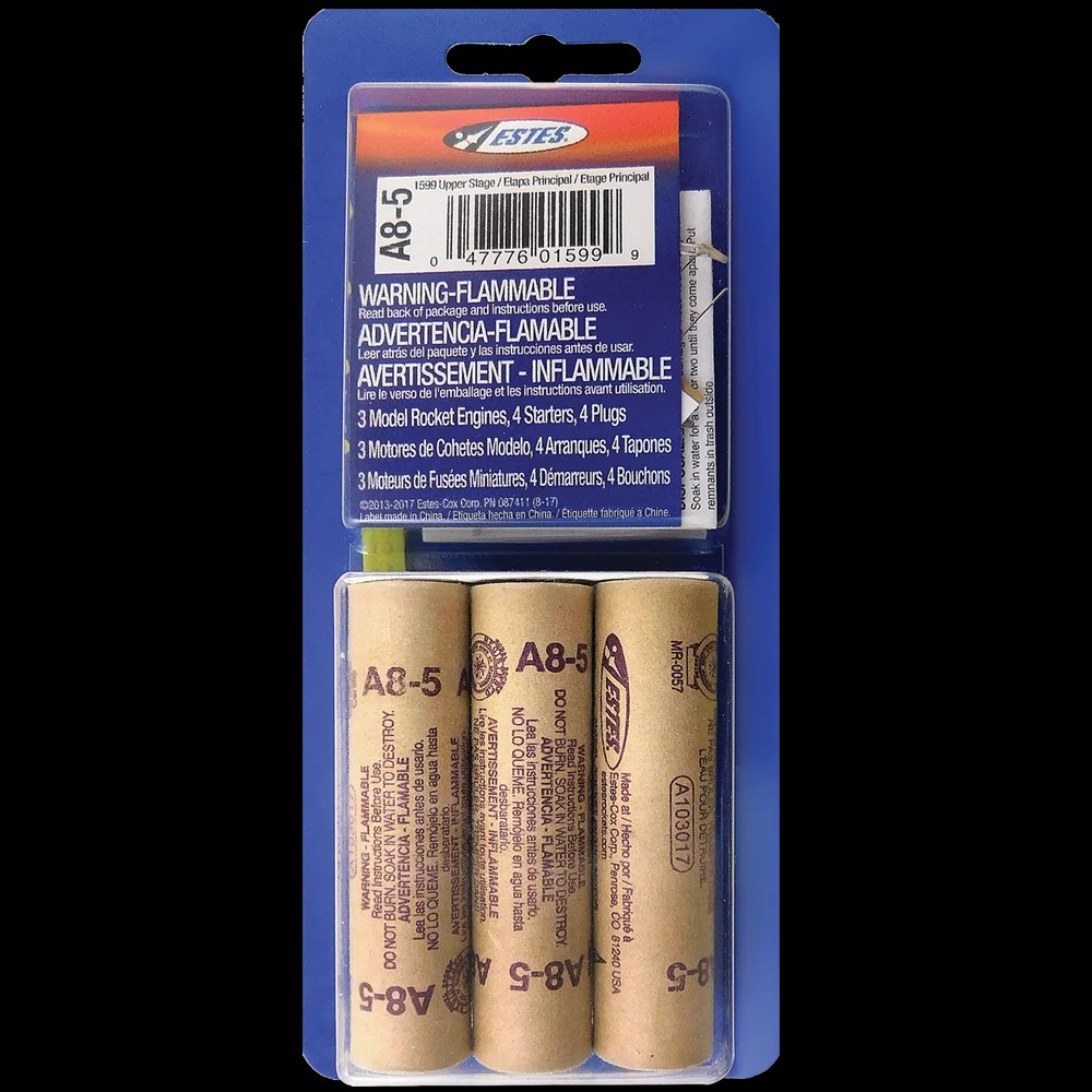 EST10036 18 mm A8-5 Power Bag Standard Rocket Engines