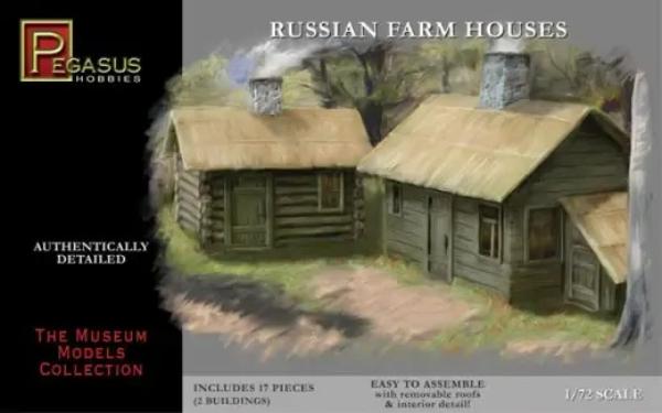 Picture of Pegasus PEG7702 1-72 Scale Russian Farm Houses