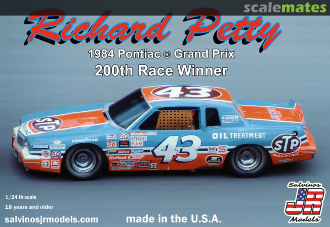 Picture of Salvinos SJMRPGP1992A 1-24 Scale 1984 Pontiac Grand Prix Richard Petty