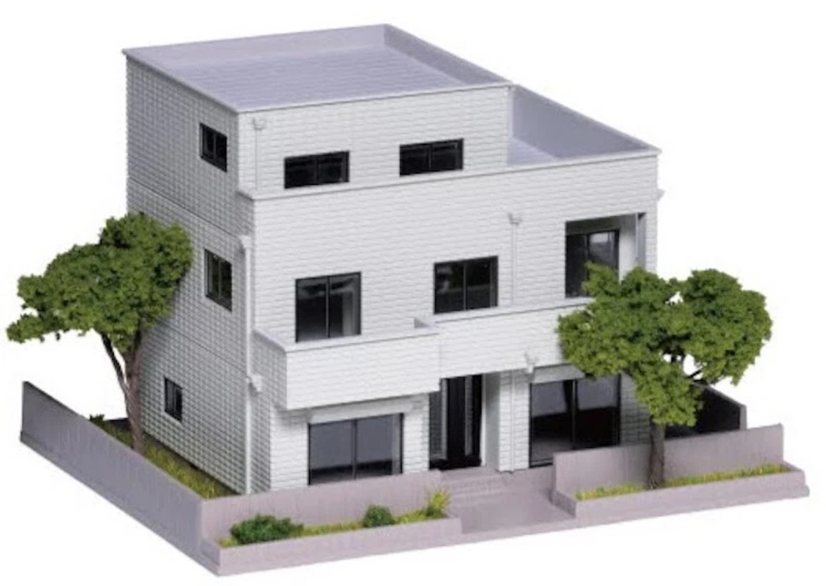 Picture of Kato KAT23-405A N Scale 7410 N. Claremont House - Gray