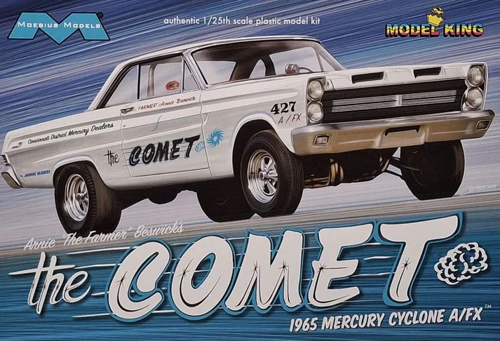 Picture of Moebius MOE1223 1-25 Scale 1965 Mercury Cyclone A-FX The Comet Car