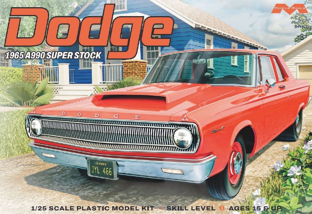 Picture of Moebius MOE2460 1-25 Scale A990 1965 Dodge Super Stock Car