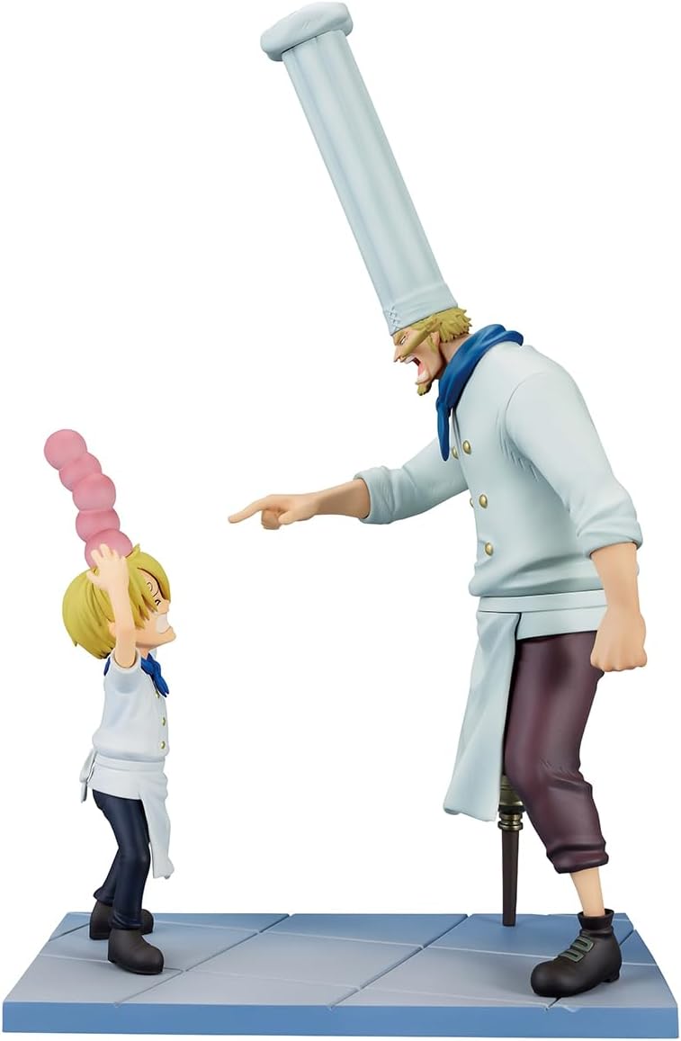 BAS67085 6.7 in. Sanji & Zeff Action Figure