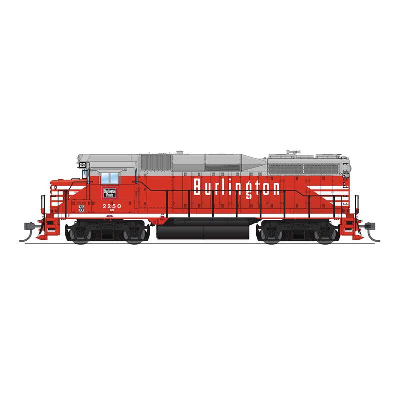 BLI9134 HO Scale 2250 EMD GP30 Chinese Red with BN Patch Paragon4 Sound