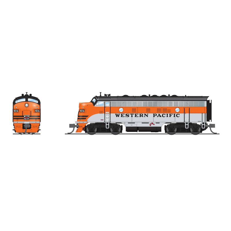 Picture of Broadway Limited BLI9252 N Scale WP EMD F7AB 913-A-914-C Freight Scheme A-unit Paragon4 Sound