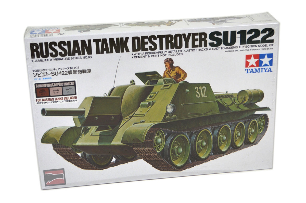 Picture of Tamiya TAM89798 1-35 Scale SU122 Destroyer Russian Tank