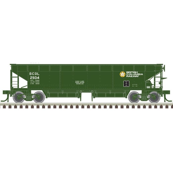 Picture of Atlas ATL20006798 HO Scale 70 Ton 2504 British Columbia Hart Ballast Hopper