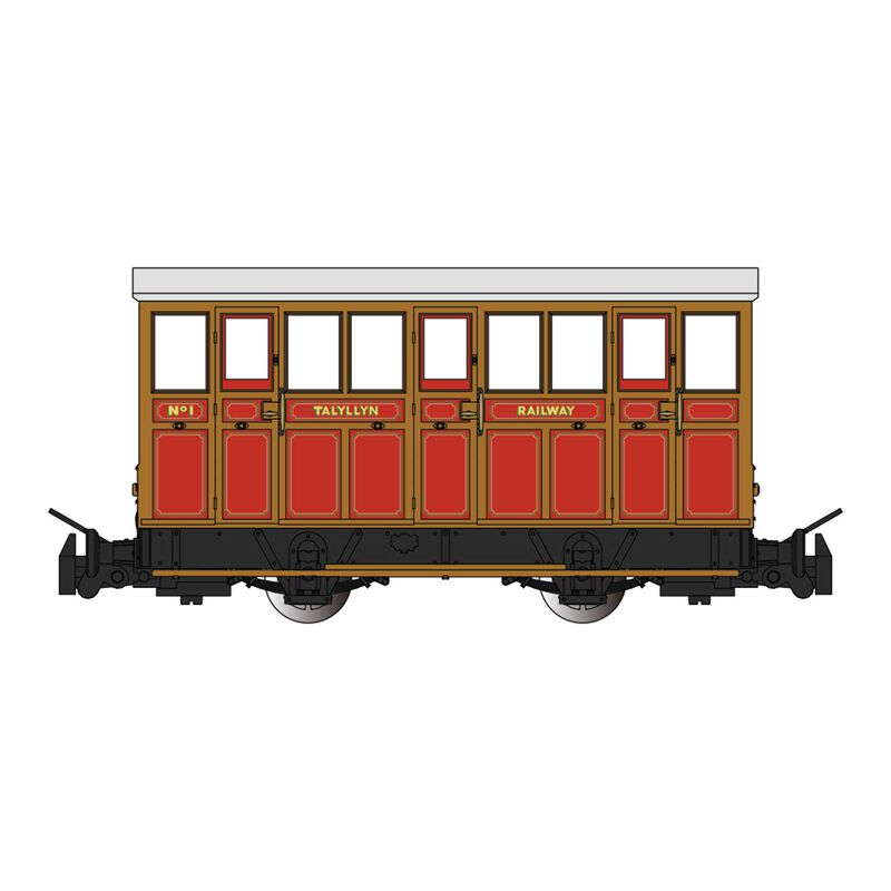 Picture of Bachmann BAC77502 HON30 Scale STK No.1 Narrow Roll Talyllyn Railway Carriage
