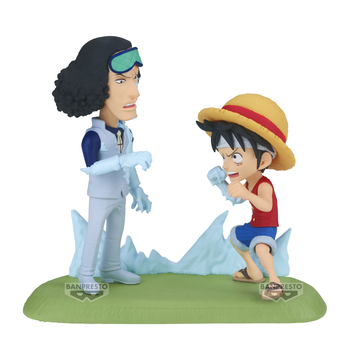 BASBPR28688 3.5 in. Monkey D. Luffy vs Kuzan Action Figure