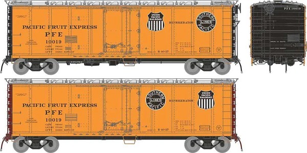 Picture of Rapido RAP196001A HO Scale R4027 1957 No.1 Pacific Fruit Express Steel Reefer