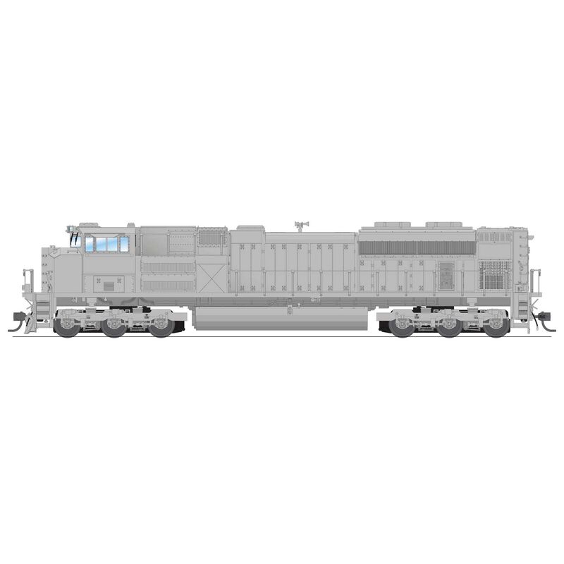 BLI8690 HO Scale SD70ACE Locomotive with Unpainted High Headlight