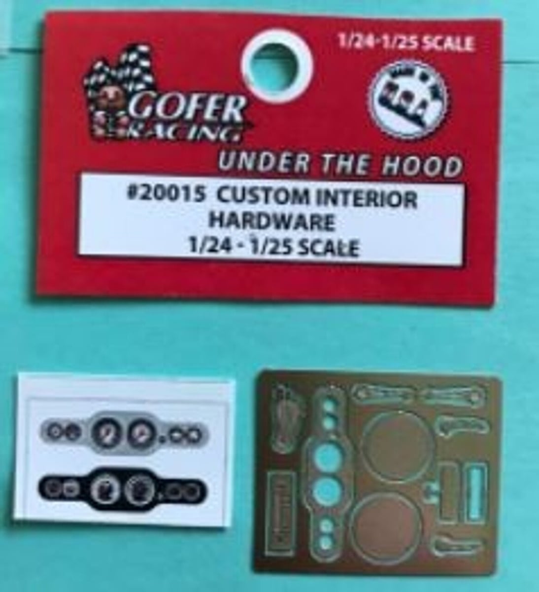 GOF20015 Photo Etched Custom Interior Hardware Decal
