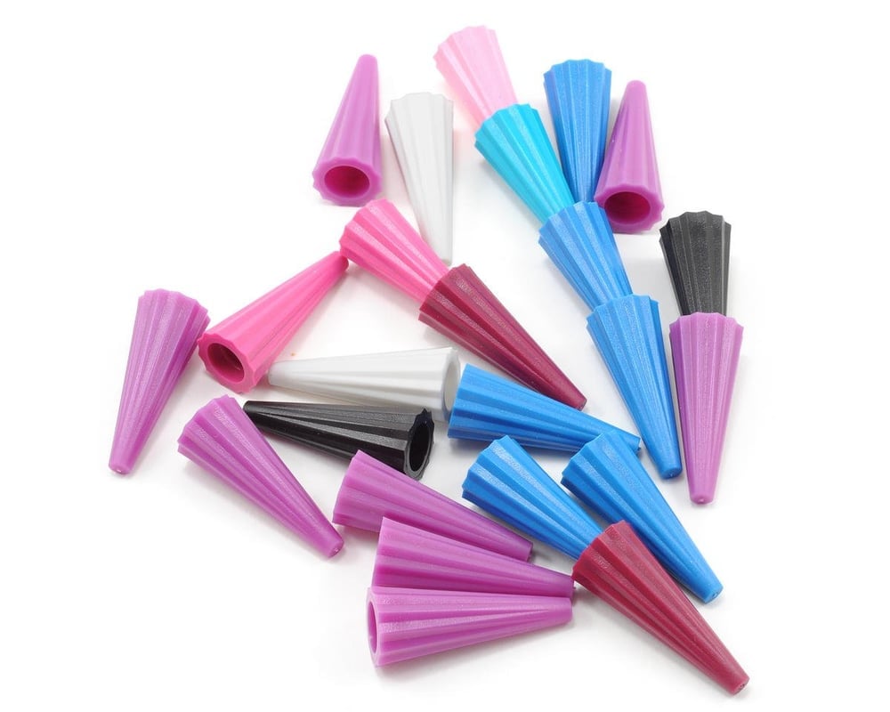 BSI313 Extra CA Bottle Caps - Assorted Colors - Pack of 30