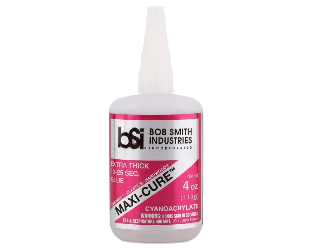 BSI136 4 oz Maxi-Cure Pocket Extra Thick CA with Pin in Cap