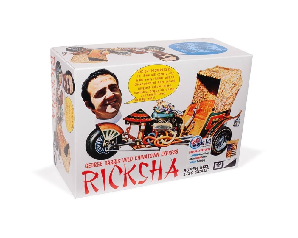 MPC965 1-20 Scale George Barris Ricksha Show Rod Model Kit
