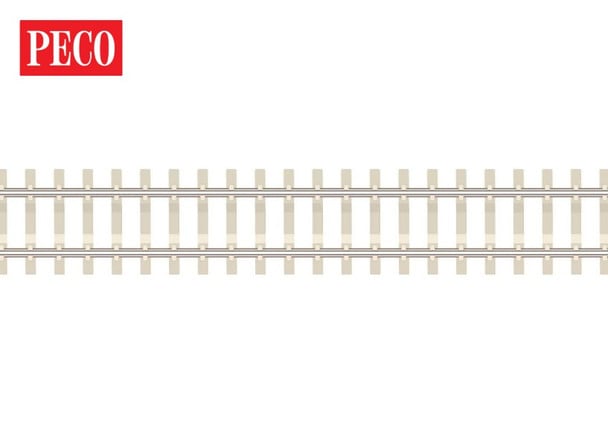 PCOSL-303 3 ft. N Scale Code 80 Concrete Tie Flex Track