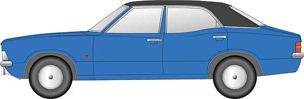 OXDNCOR3005 N Scale Electric Ford Cortina Mk3 Diecast Model Car - Blue