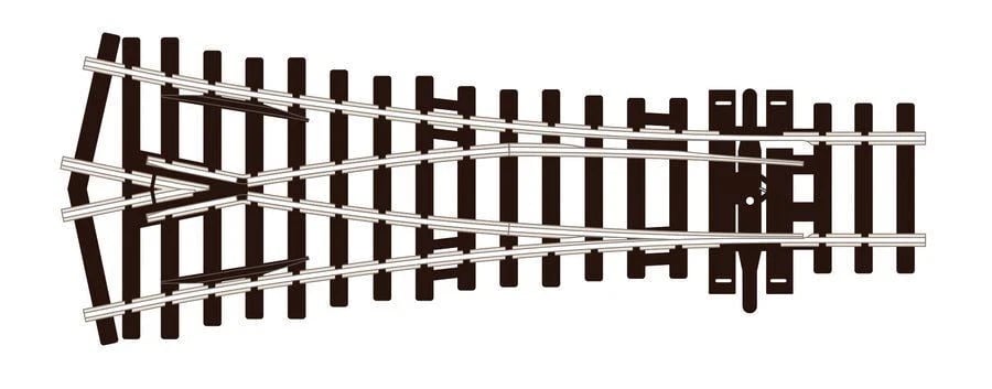PCOSL-U97 OO-HO Scale C100 Y Small Radius Turnout
