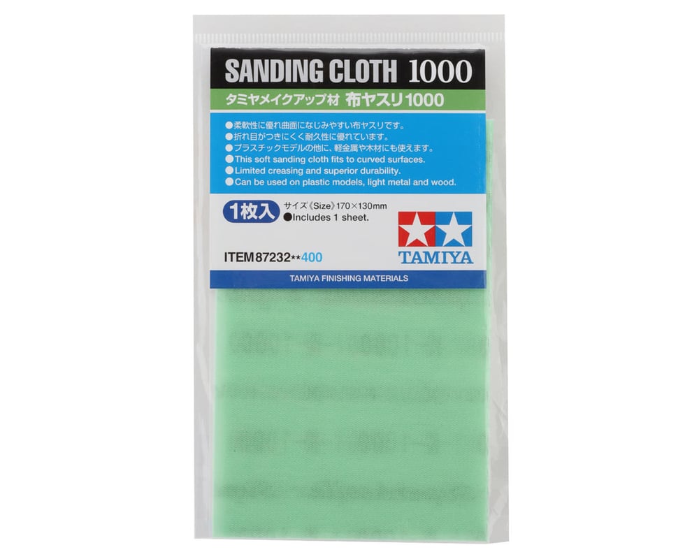 TAM87232 170 x 130 mm Sanding Cloth - 1000 Grit