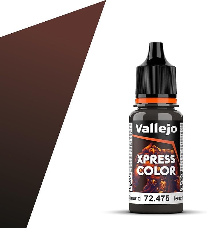 Vallejo Acrylic Paints VLJ72475 18 ml Bottle Muddy Ground Express Color